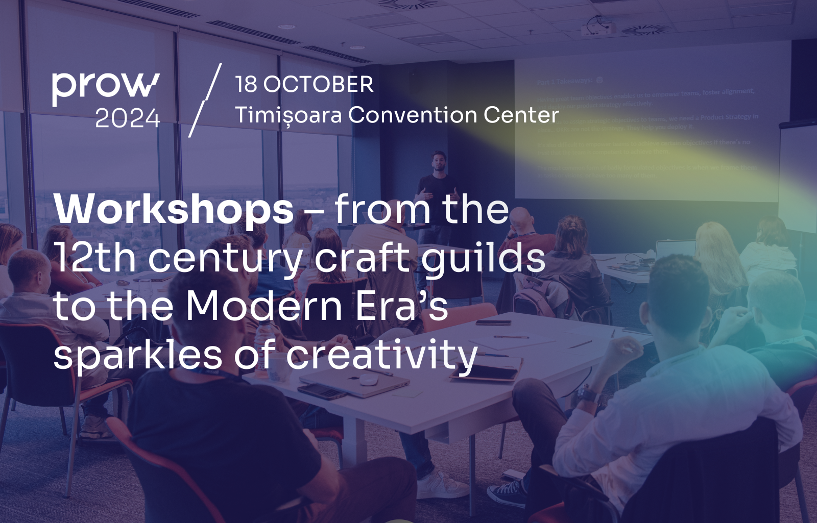 Workshops – from the 12th century craft guilds to the Modern Era’s sparkles of creativity