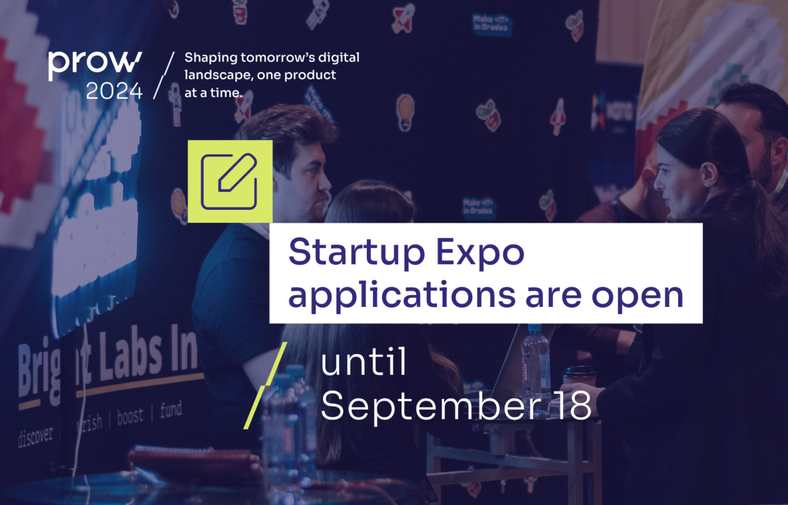 Startup Founders, it's time to register for Startup Expo at Prow 2024!